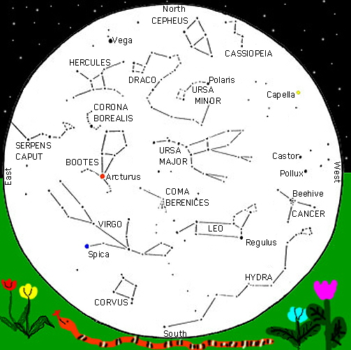 Winter Star Chart