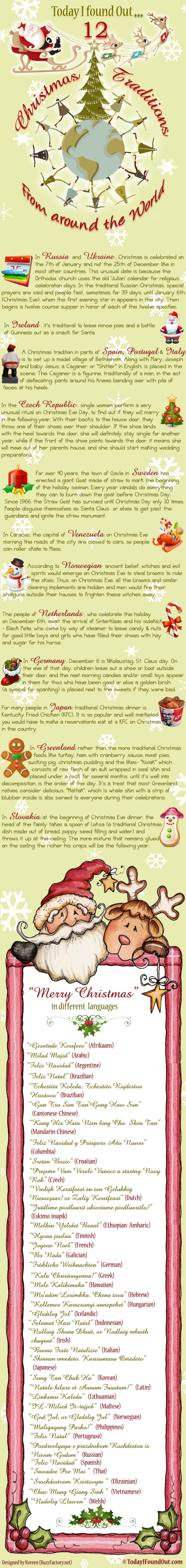 12 Christmas Traditions  12 Crazy Christmas Traditions