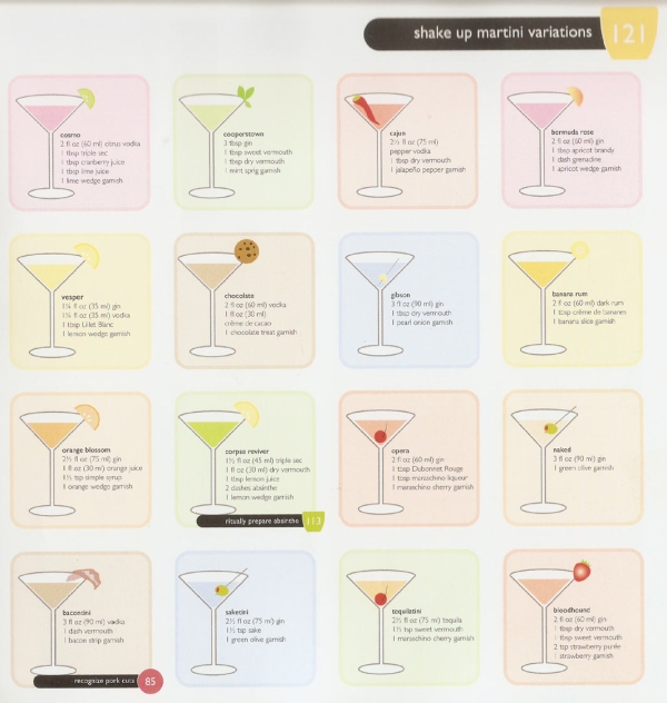 FC 121 Shake up Martini Variations  Different and Delicious Martini Variations
