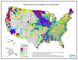 Biomass Resources by County