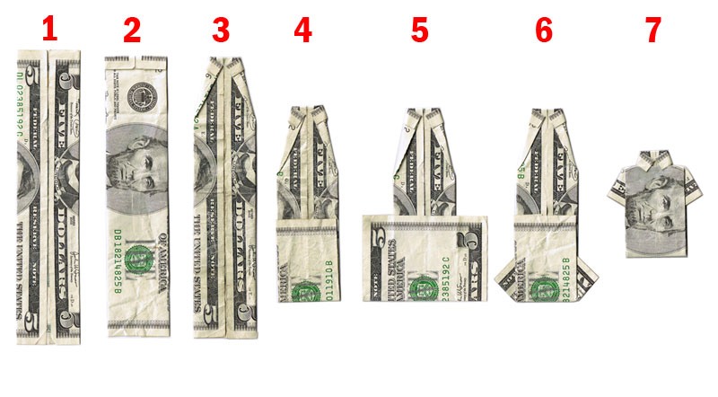 Create your own dollar shirt with this simple easy steps.