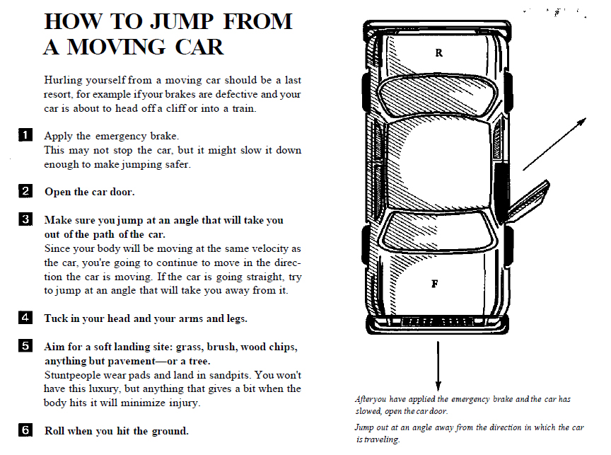 Flinging yourself from a moving auto ought to be a final resort, for instance if your brakes are flawed and your auto is going to take off a bluff or […]