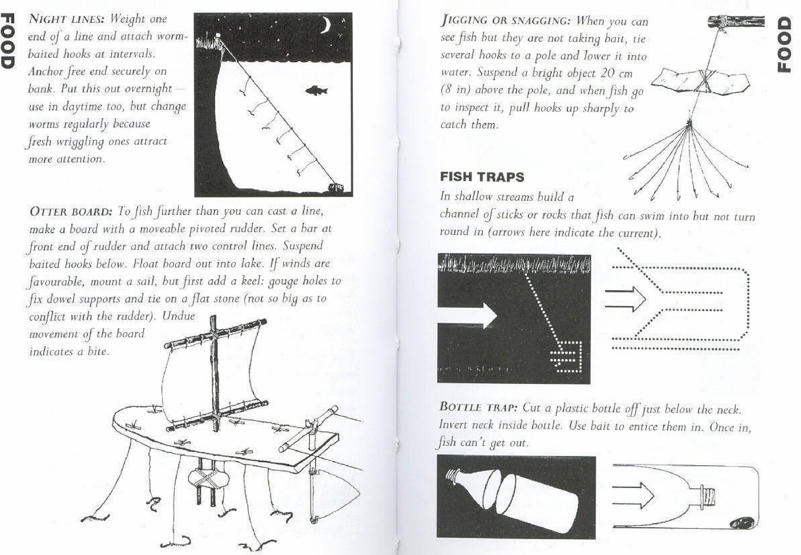 When you can see fish but they are not taking bait, tie several hooks to a pole an lower it into water. Suspend a bright object 20cm above the pole, […]