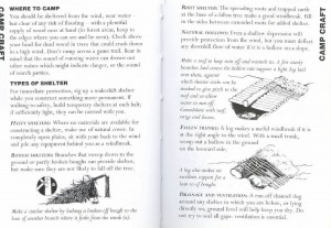 SAS 073 - Where to Camp & Building Shelter