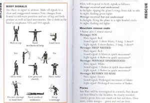 SAS 134 - Rescue & Hand Signalling