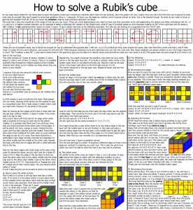 How to Solve a Rubik's Cube