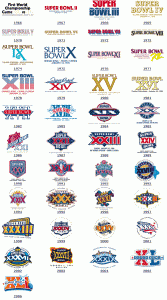 SL NFL Super Bowl Logos 1966-2006